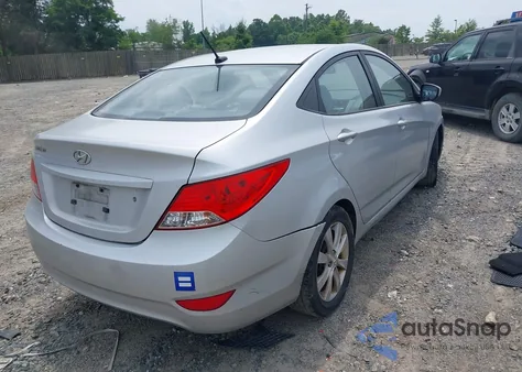 2012 Hyundai Accent Gls from USA, damaged, VIN KMHCU4AE8CU064458